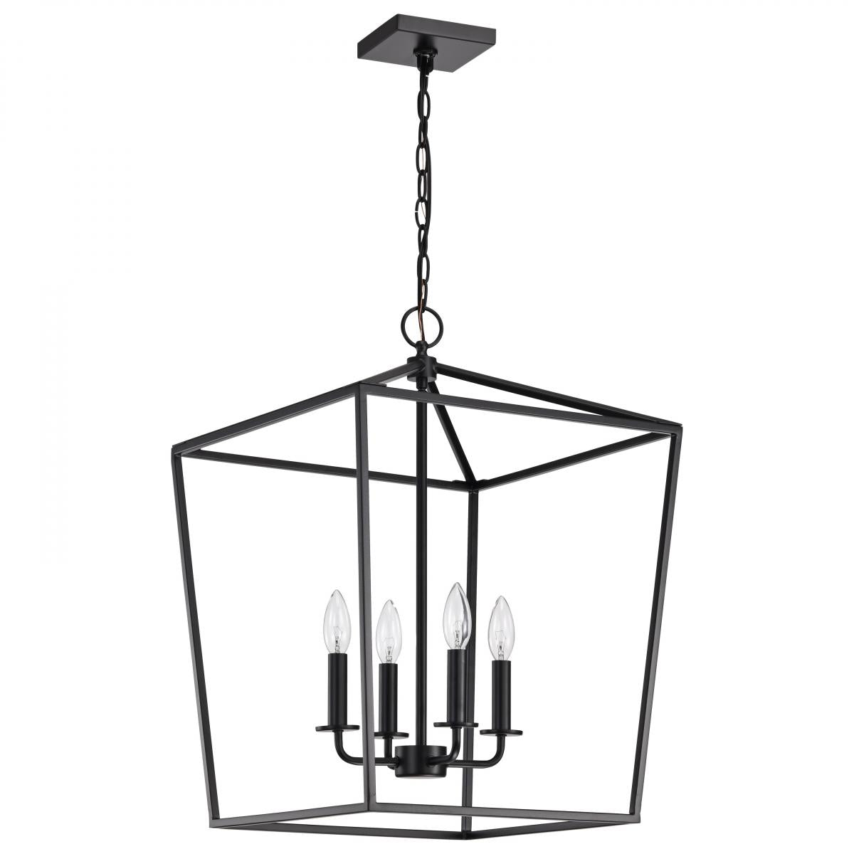 Emma 4 Light Small Pendant - Dark Bronze Finish - Satco 60-7951