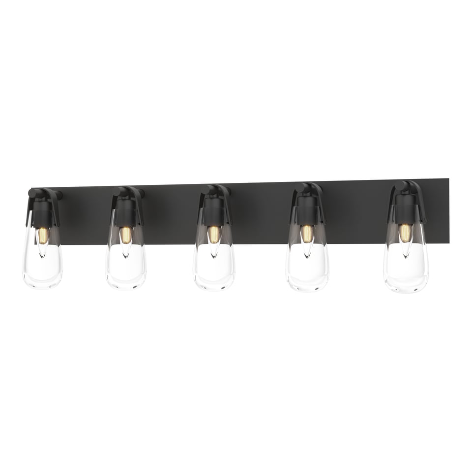 Eos 5-Light Bath Sconce - Black by Hubbardton Forge