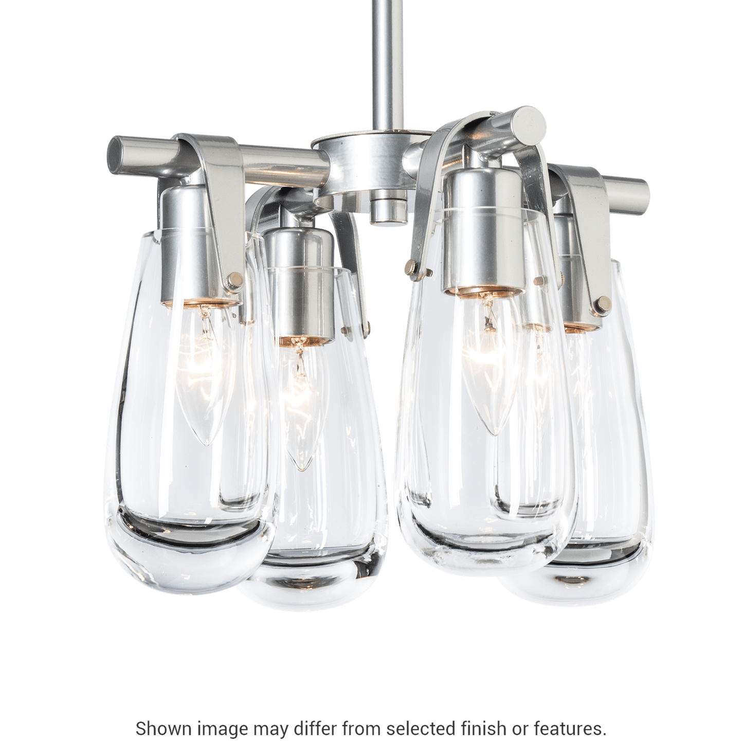 Eos Semi-Flush Pendant - White by Hubbardton Forge