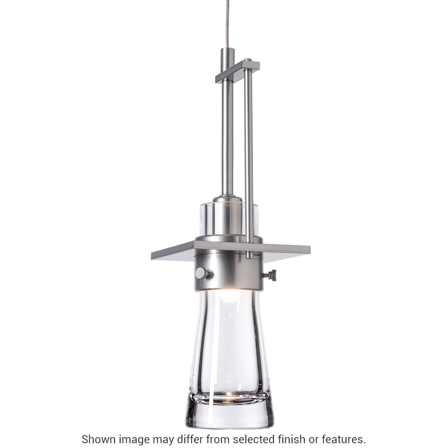 Erlenmeyer Large Low Voltage Mini Pendant - White by Hubbardton Forge