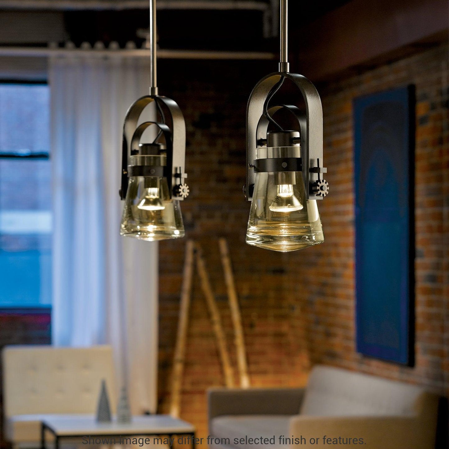 Erlenmeyer Large Mini Pendant - White by Hubbardton Forge