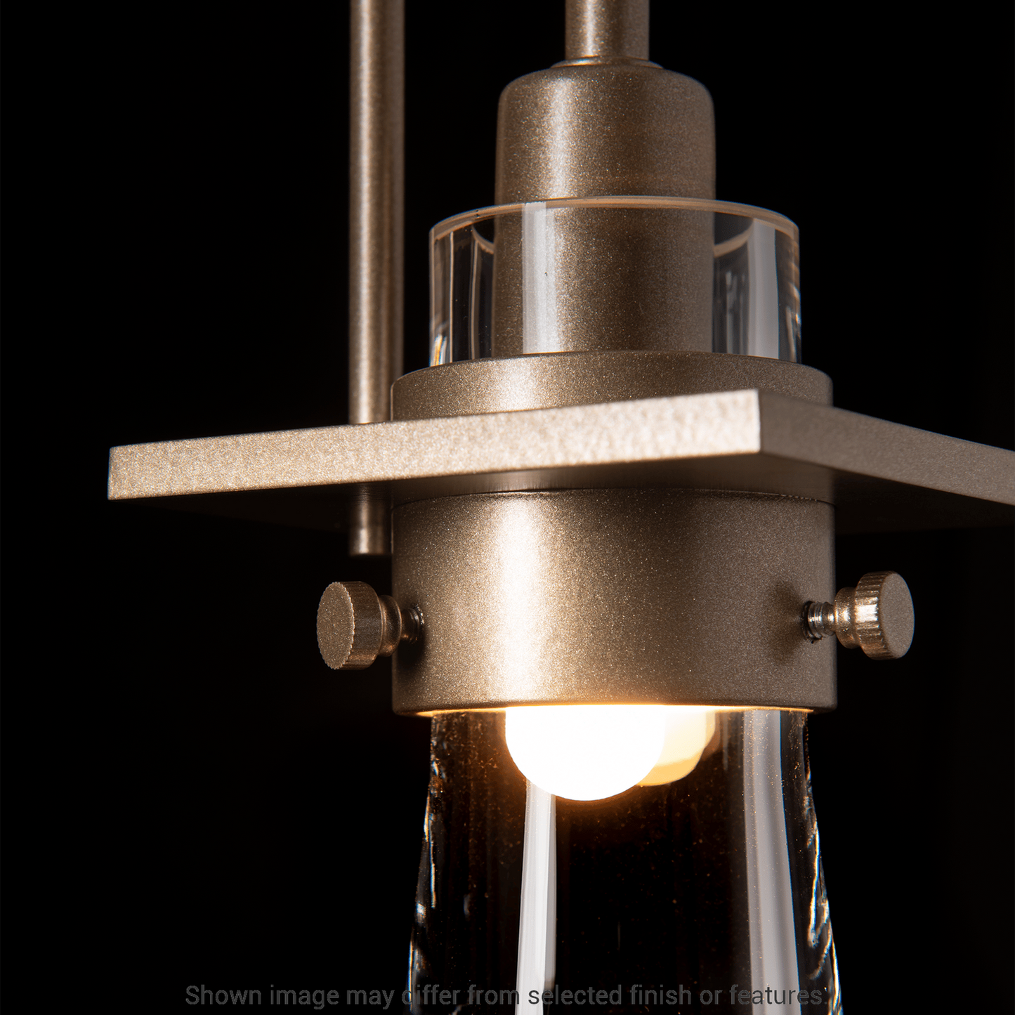 Erlenmeyer Low Voltage Mini Pendant - Ink by Hubbardton Forge