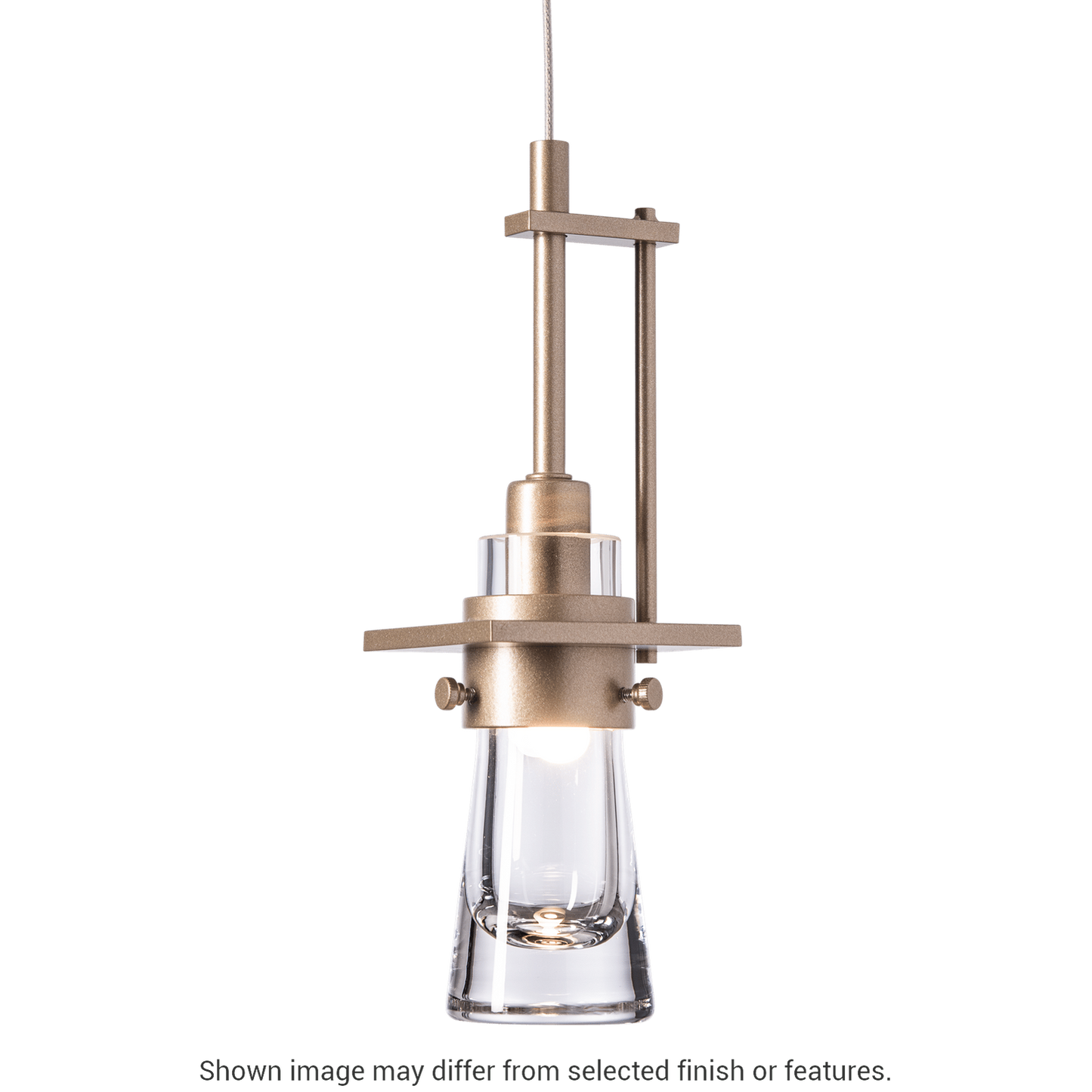 Erlenmeyer Low Voltage Mini Pendant - White by Hubbardton Forge
