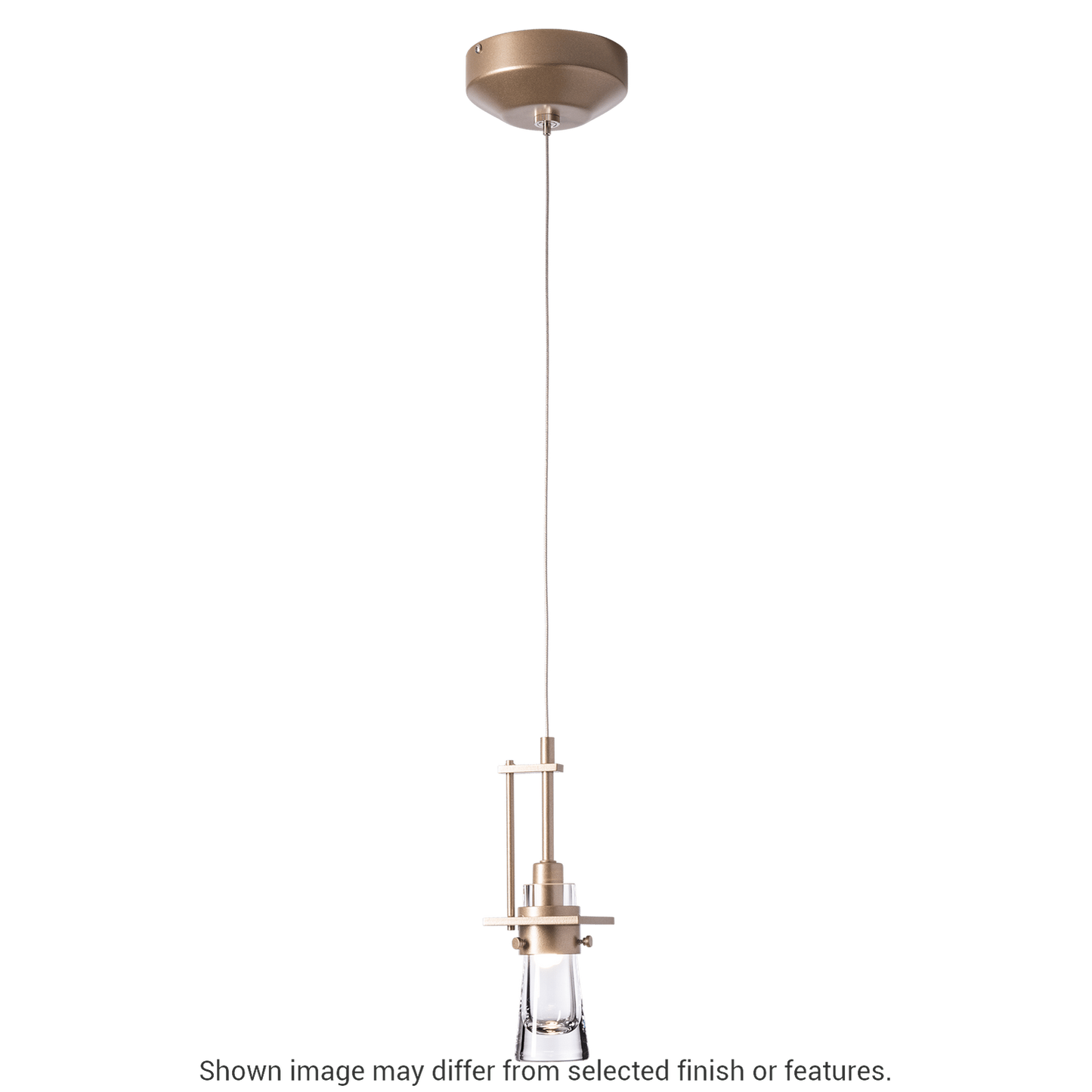 Erlenmeyer Low Voltage Mini Pendant - White by Hubbardton Forge