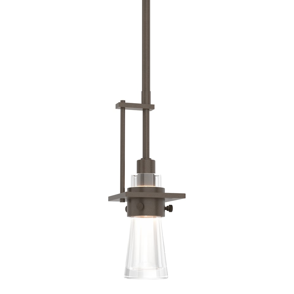 Erlenmeyer Small Mini Pendant - Bronze by Hubbardton Forge