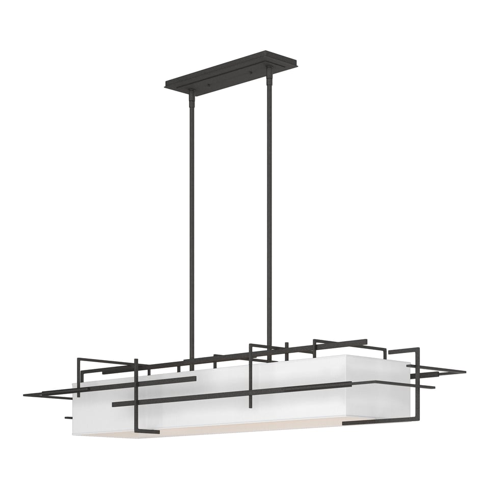 Etch Pendant - Natural Iron - Natural Anna Shade by Hubbardton Forge