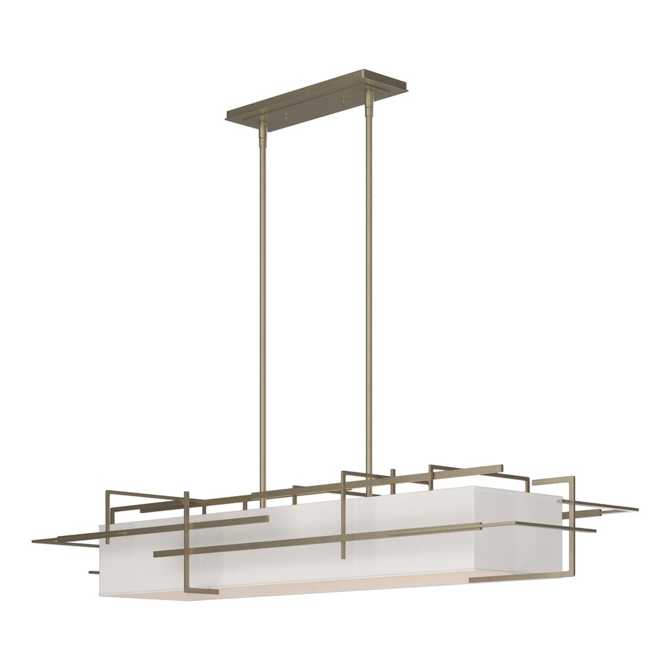 Etch Pendant - Soft Gold - Flax Shade by Hubbardton Forge
