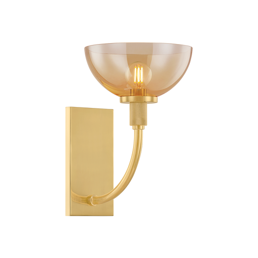 Eva Wall Sconce - 1-Light - Aged Brass - Mitzi H981101-AGB