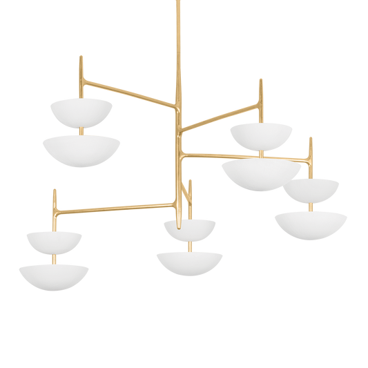 Evander Chandelier - 10-Light by Corbett Lighting