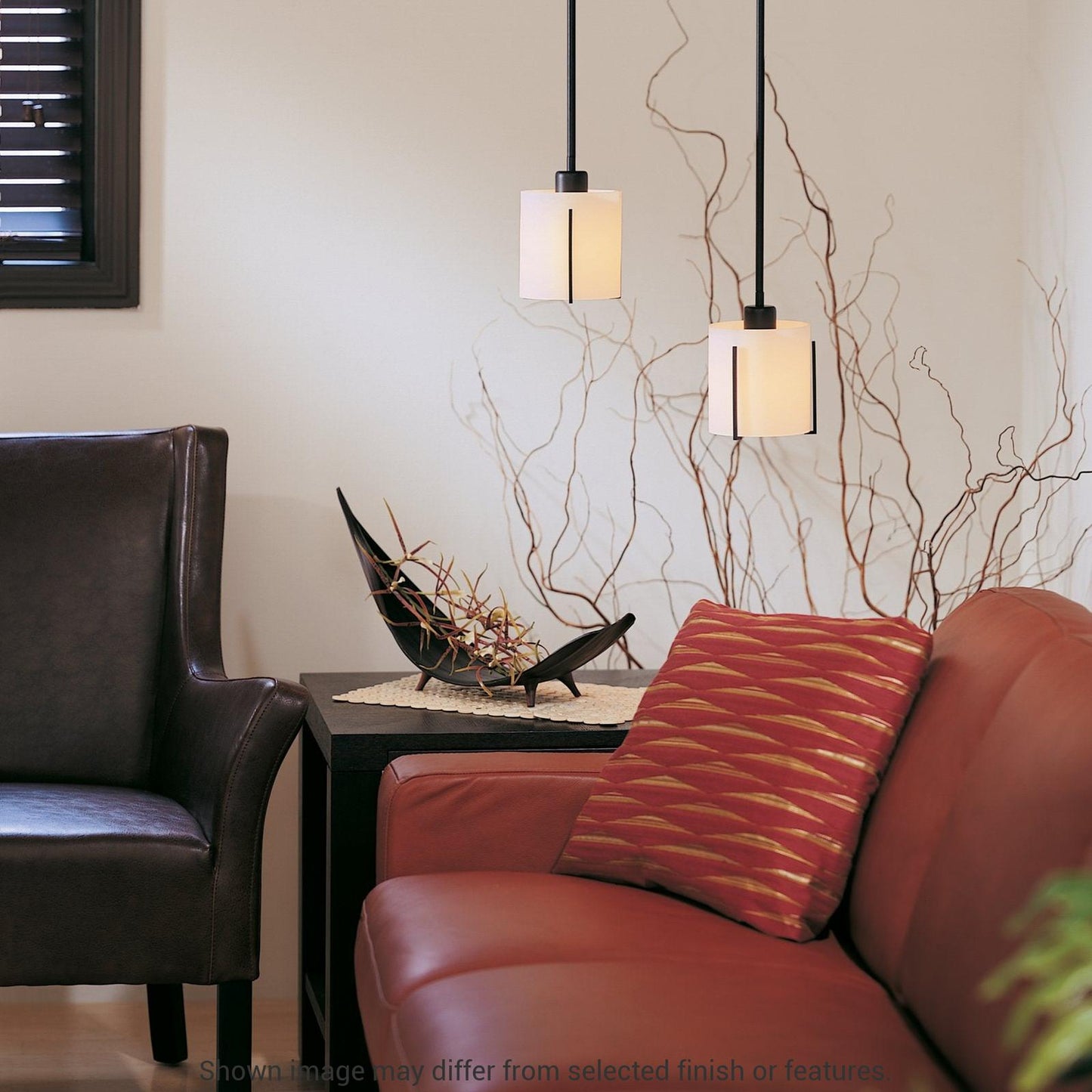 Exos Small Mini Pendant - White by Hubbardton Forge