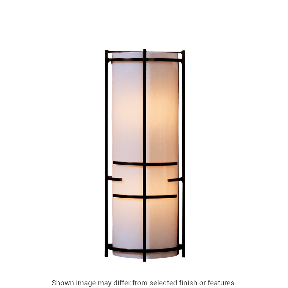 Extended Bars Sconce - White - White Art Glass by Hubbardton Forge