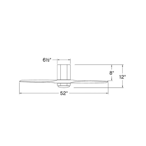 Facet 52" LED Smart Fan - Matte White by Hinkley Lighting