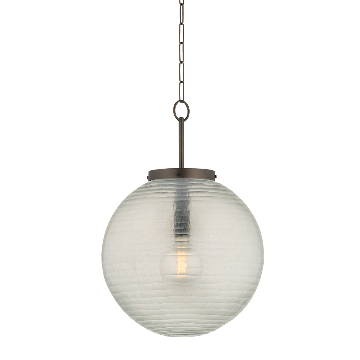 Falls Mills Large Pendant - Distressed Bronze by Hudson Valley Lighting