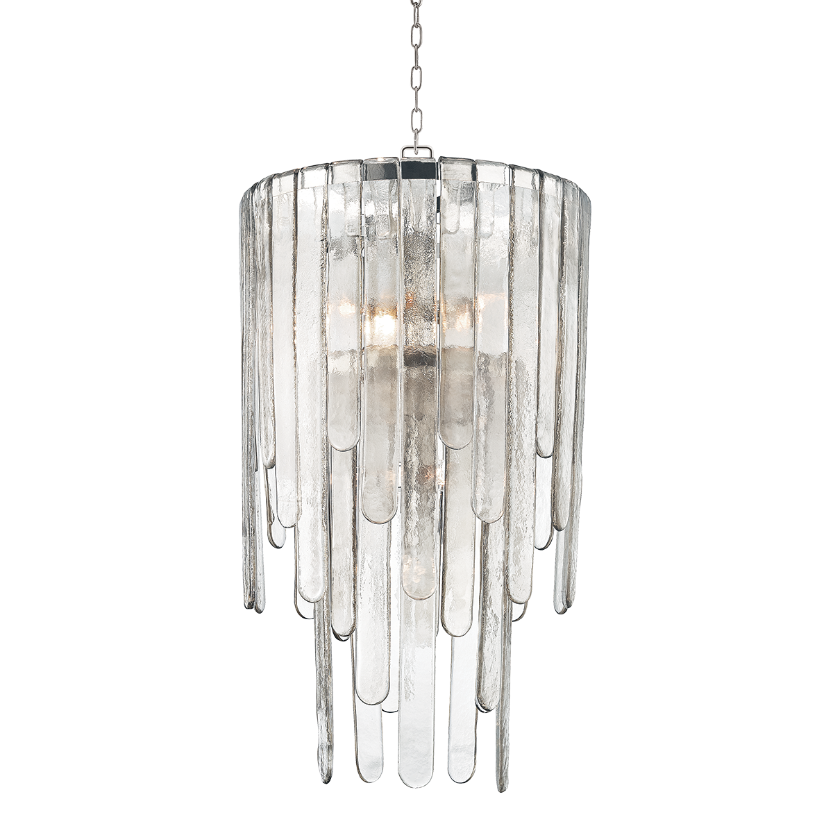 Fenwater Chandelier - 9-Light - Polished Nickel by Hudson Valley Lighting