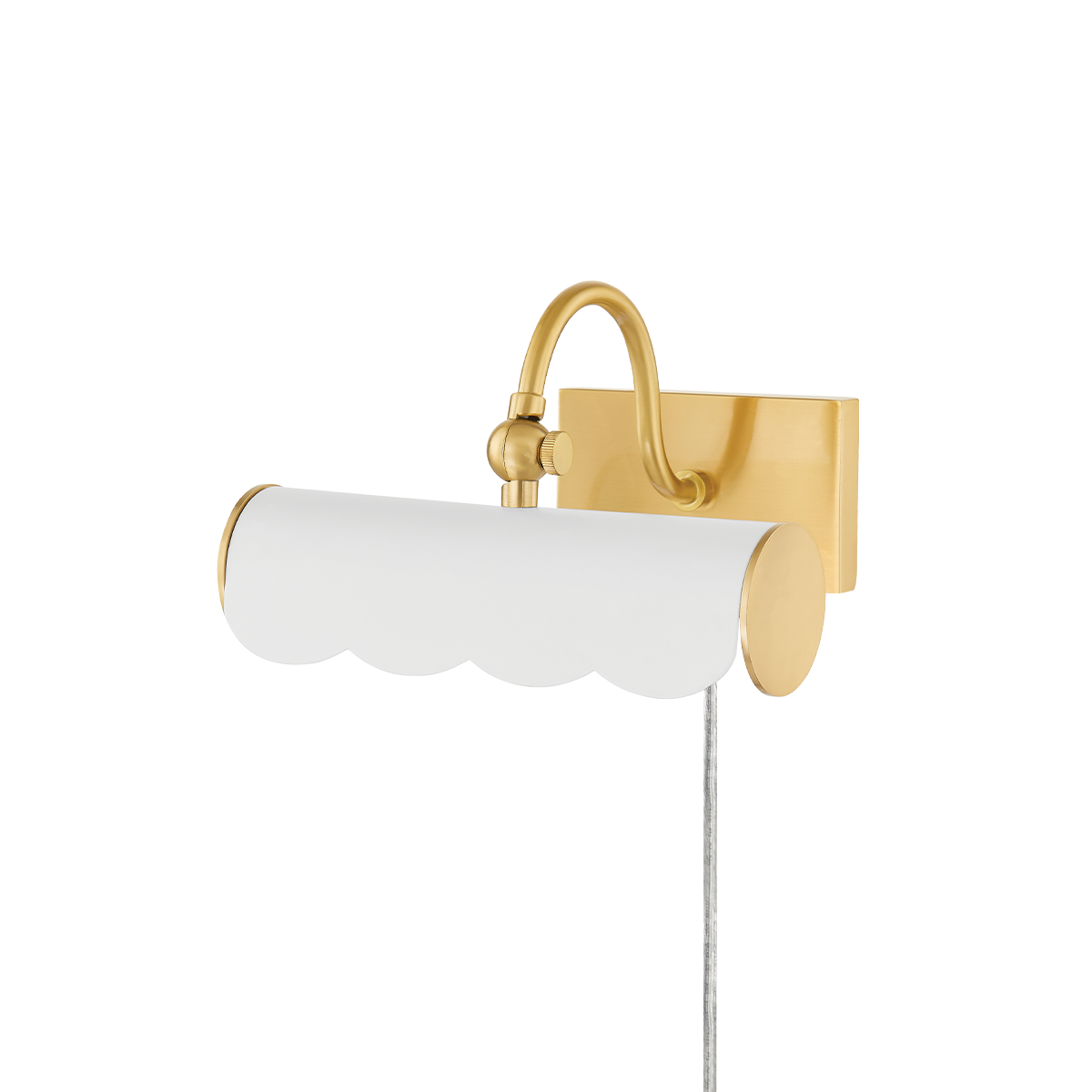 Fifi Small Picture Light - Aged Brass/Soft White - Mitzi HL762101S-AGB/SWH