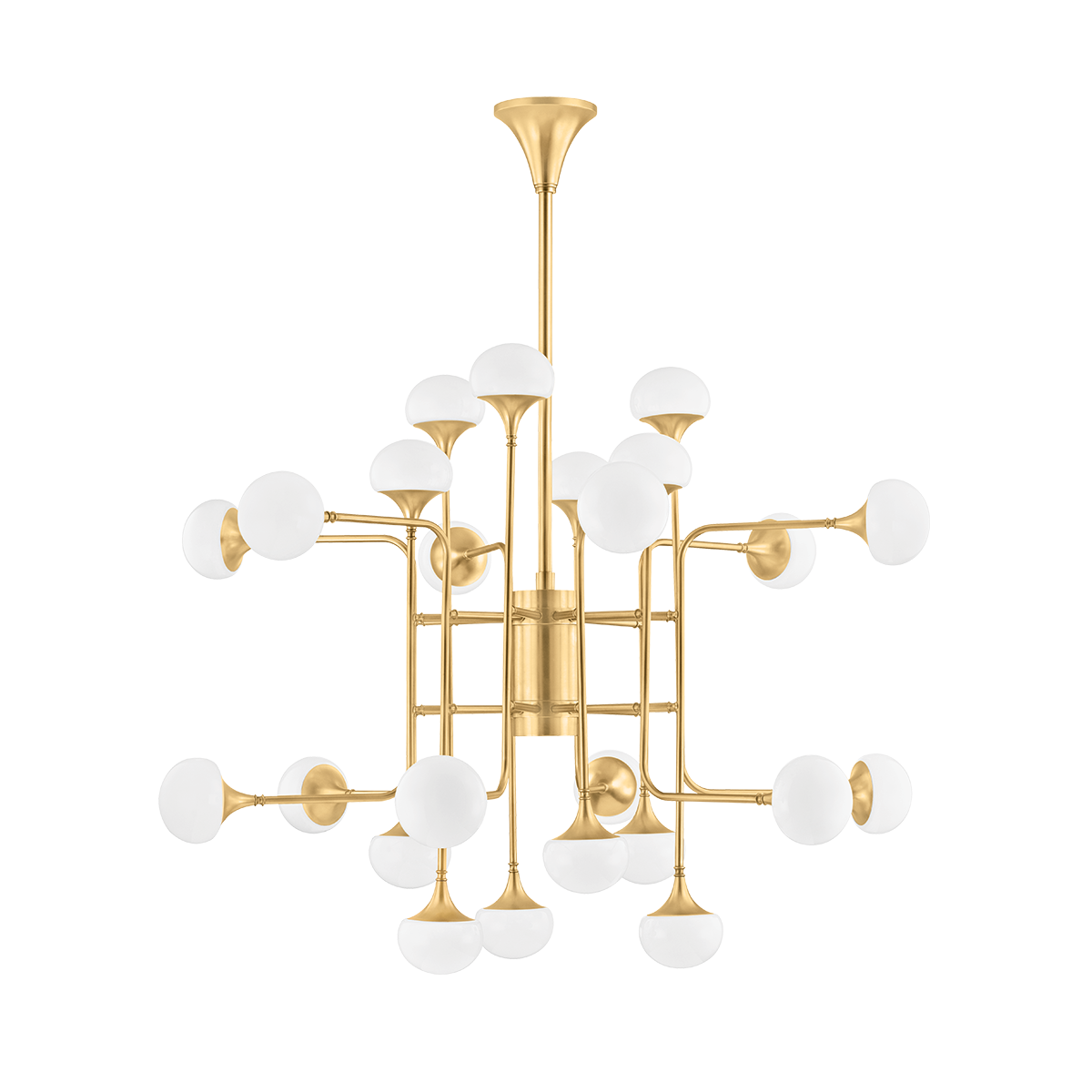 Fleming Chandelier - Aged Brass by Hudson Valley Lighting