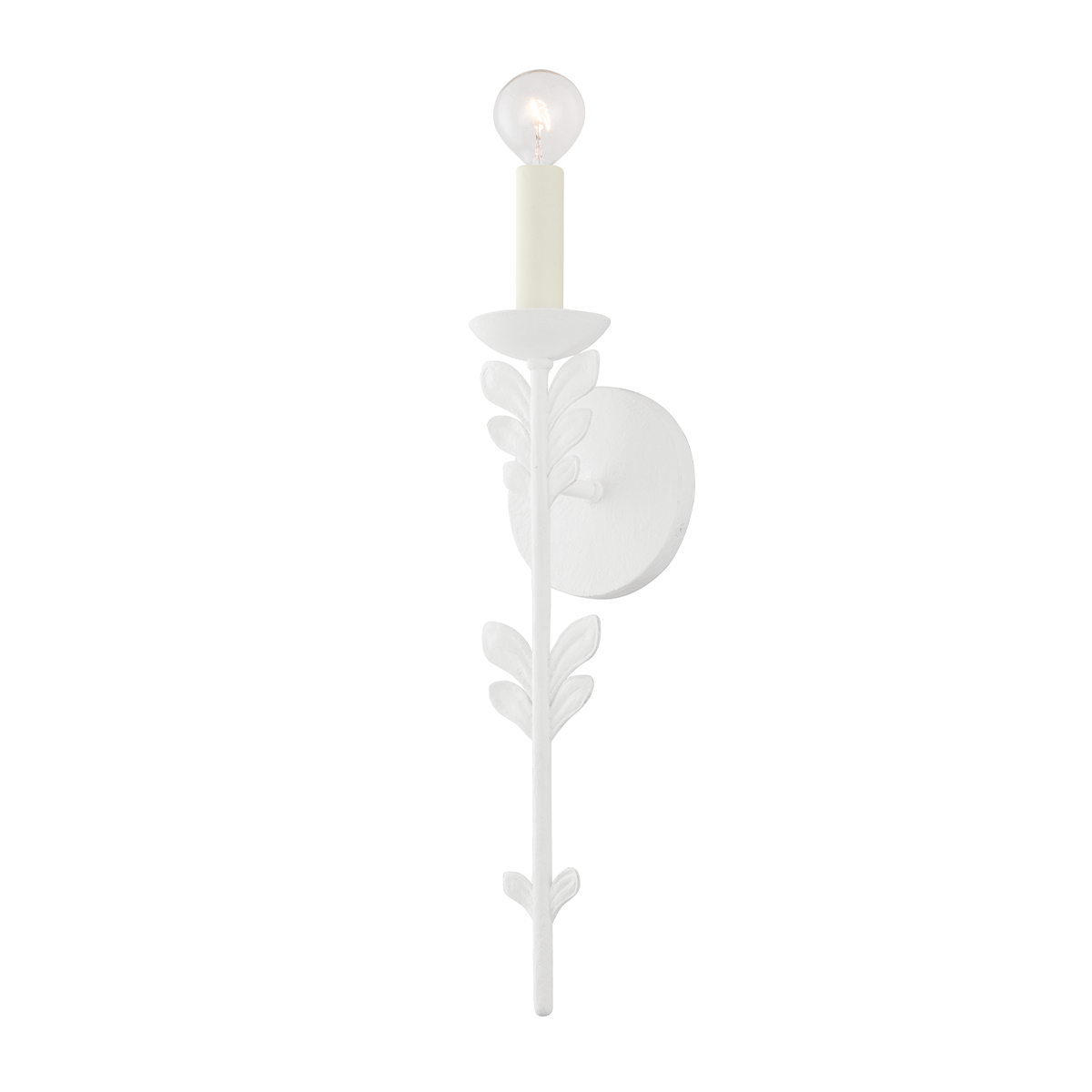 Florian Wall Sconce - 1-Light - Gesso White - Troy Lighting B4411-GSW