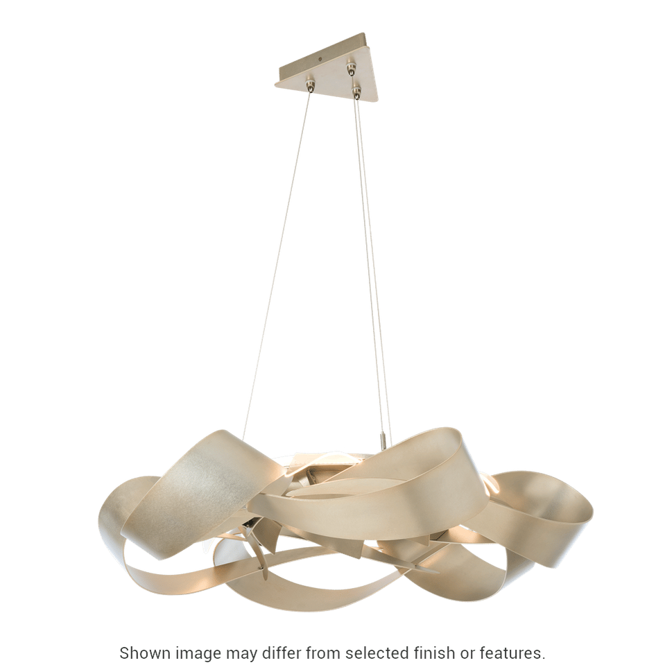 Flux Large LED Pendant - White by Hubbardton Forge