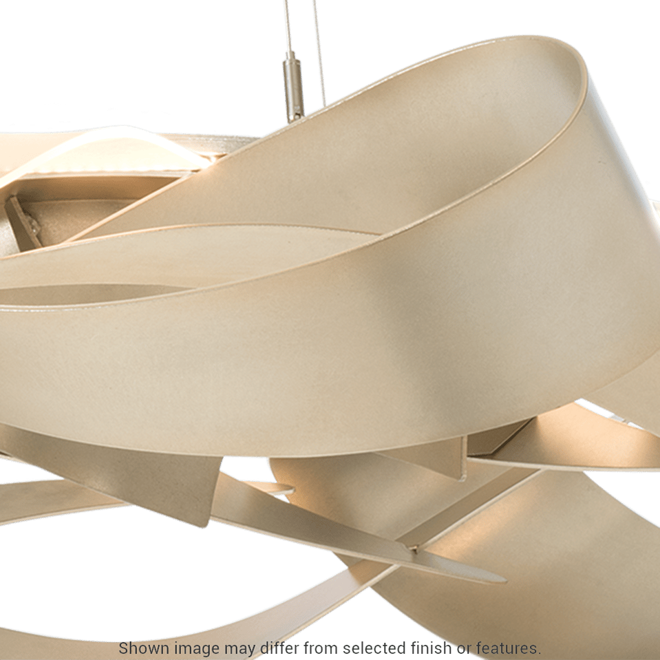 Flux Large LED Pendant - White by Hubbardton Forge