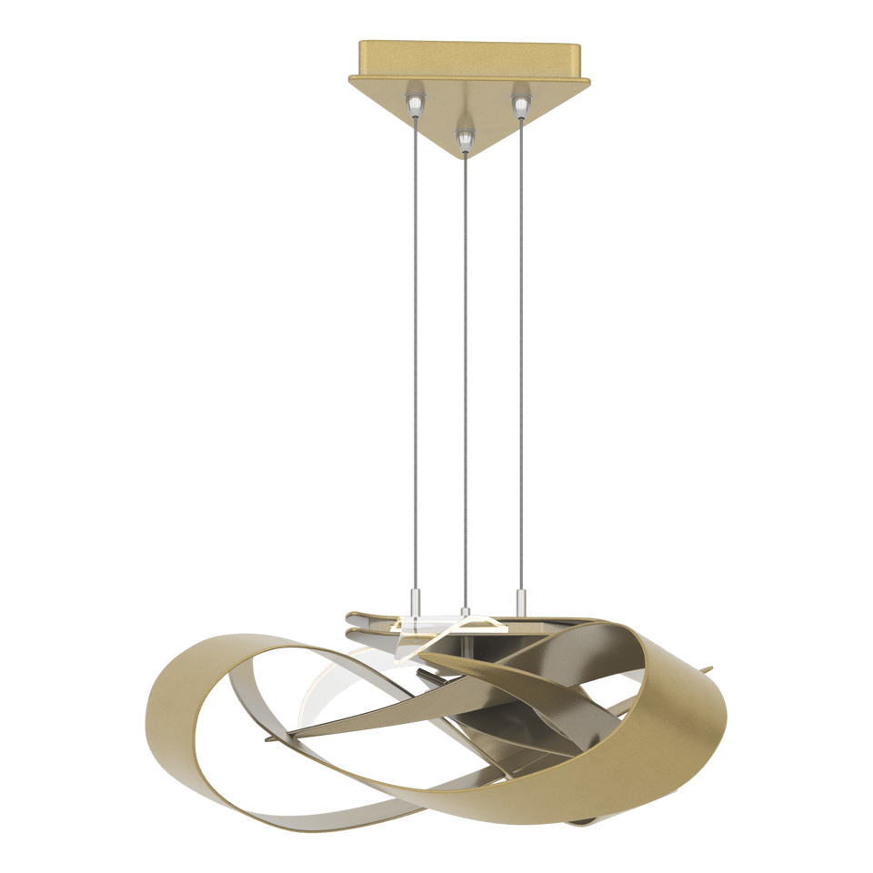 Flux LED Pendant - Modern Brass by Hubbardton Forge