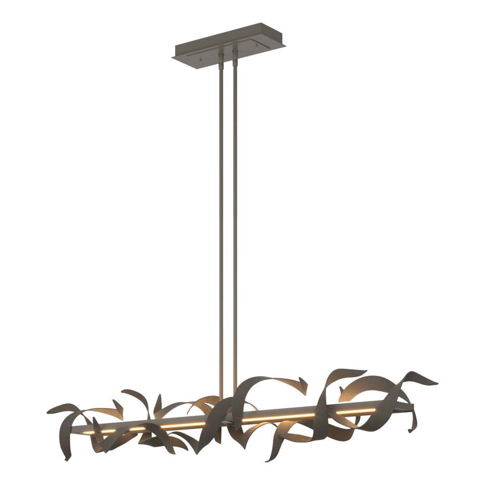 Folio Large LED Pendant - Dark Smoke by Hubbardton Forge