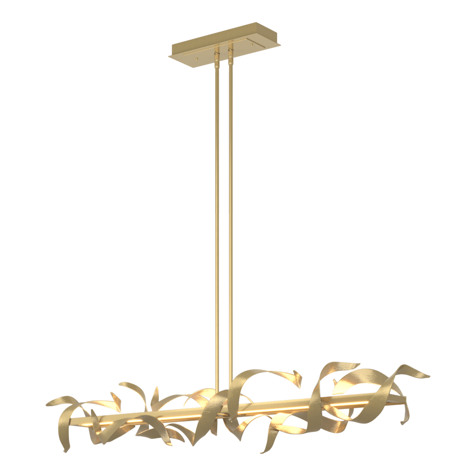 Folio Large LED Pendant - Modern Brass by Hubbardton Forge