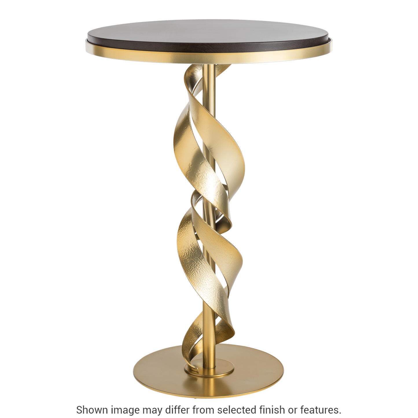 Folio Wood Top Accent Table - White - Maple Grey Wood Top Accent by Hubbardton Forge