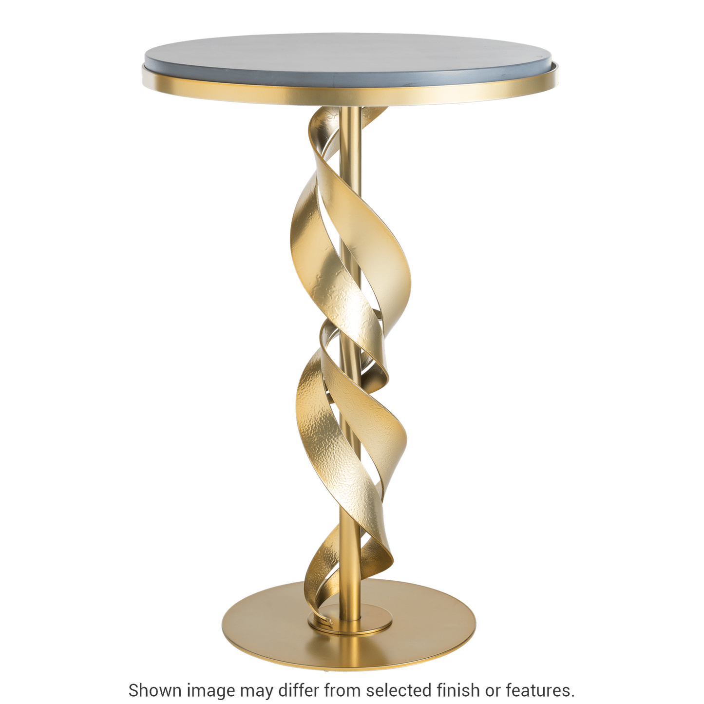 Folio Wood Top Accent Table - White - Maple Natural Wood Top Accent by Hubbardton Forge