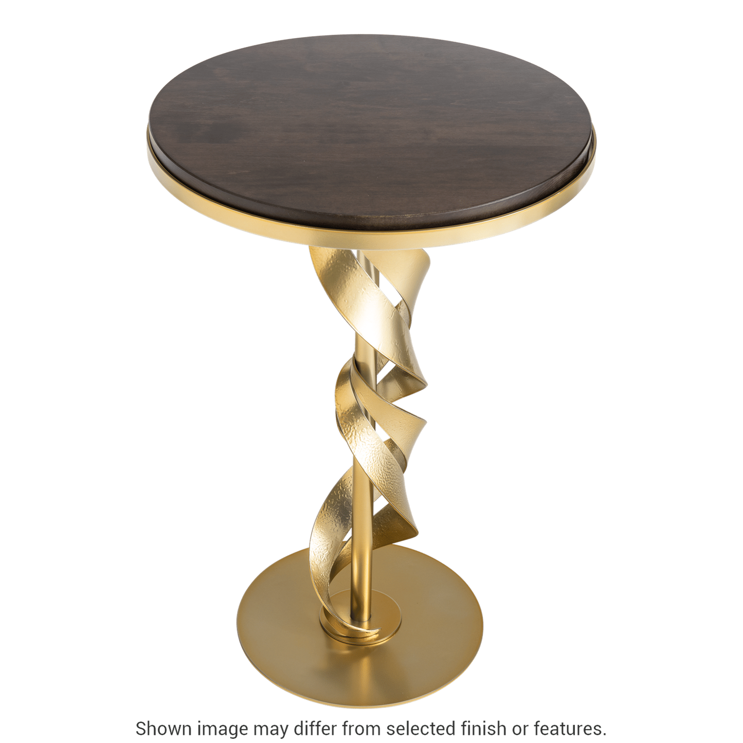 Folio Wood Top Accent Table - White - Maple Natural Wood Top Accent by Hubbardton Forge