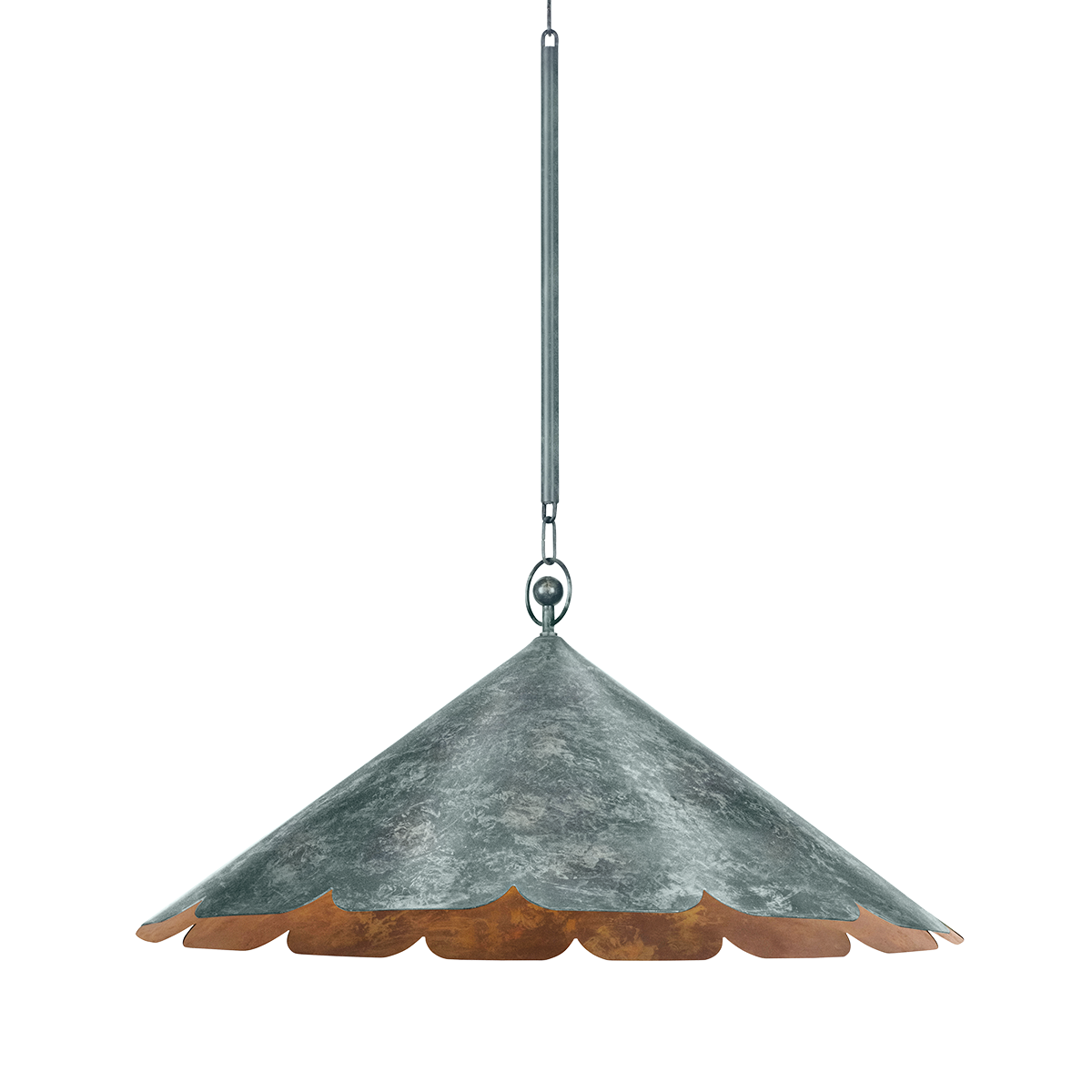 Folly Beach Large Pendant - Verdigris by Hudson Valley Lighting