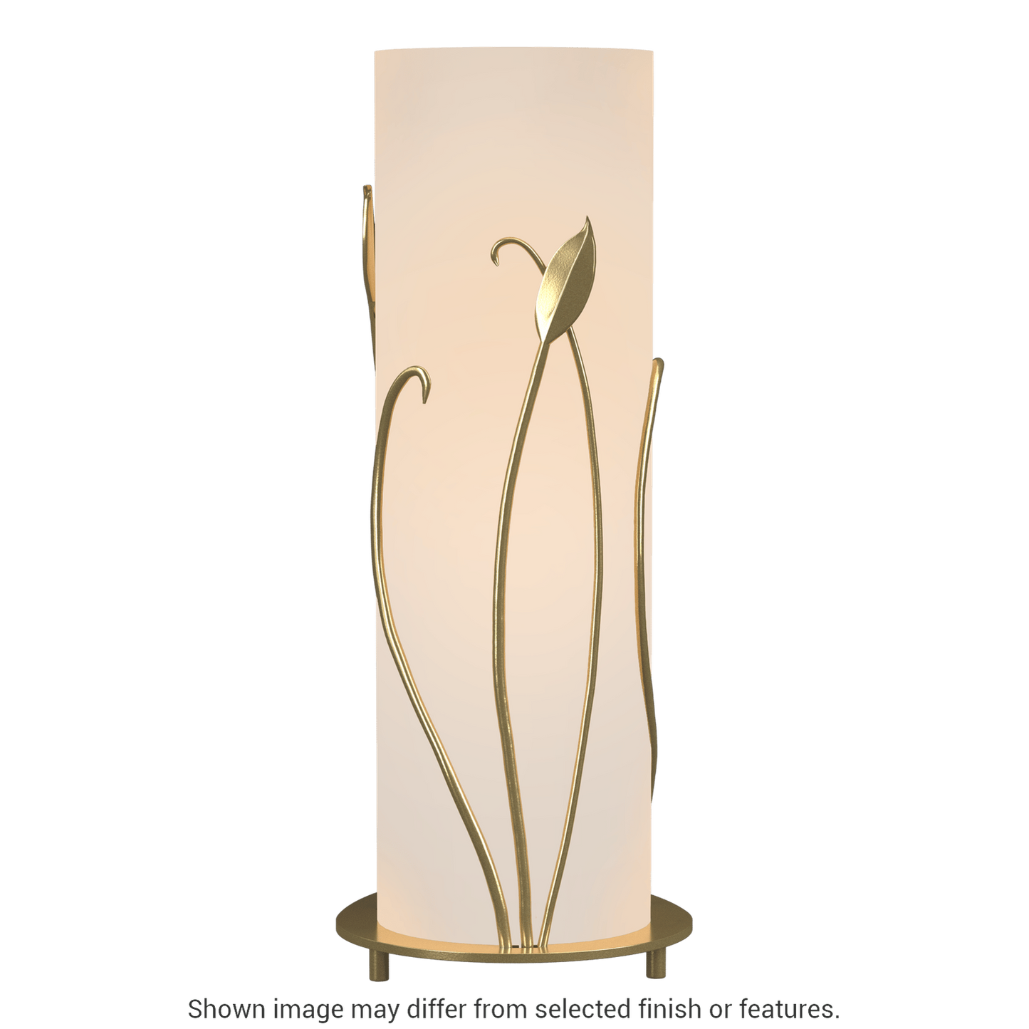 Forged Leaves Table Lamp - Ink by Hubbardton Forge