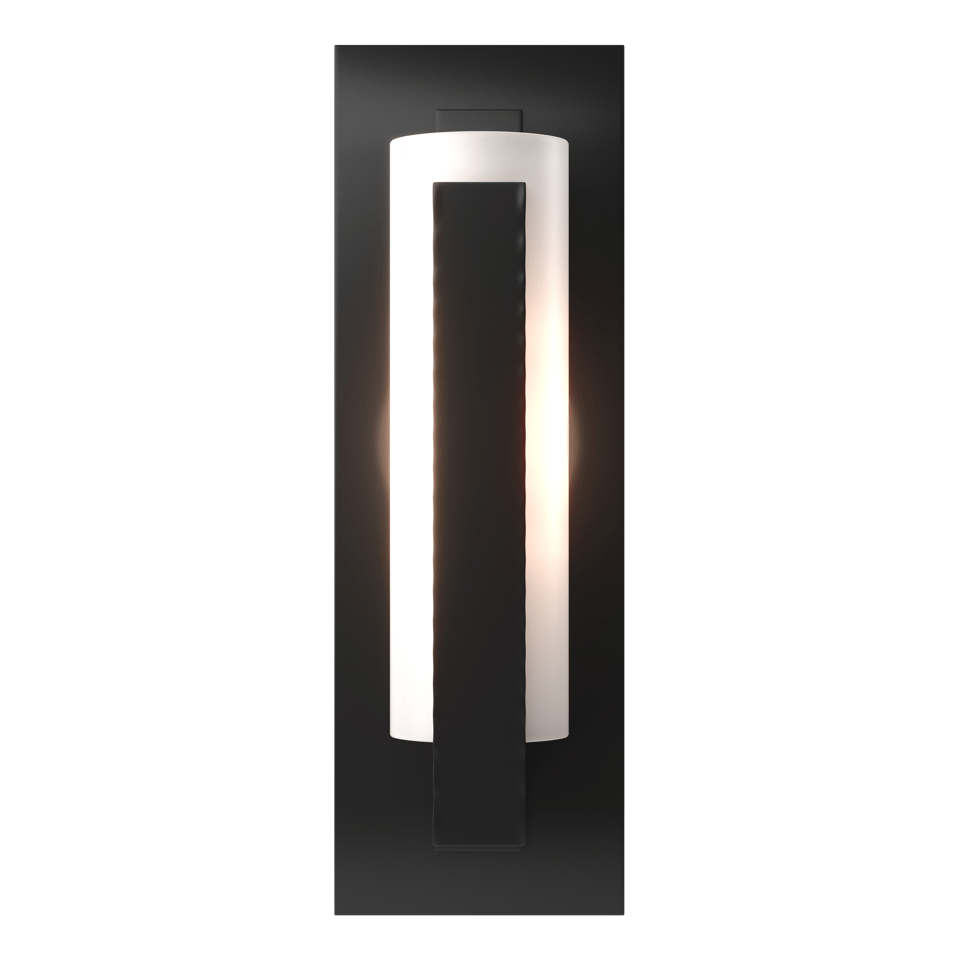 Forged Vertical Bar Sconce Steel Backplate - Black by Hubbardton Forge