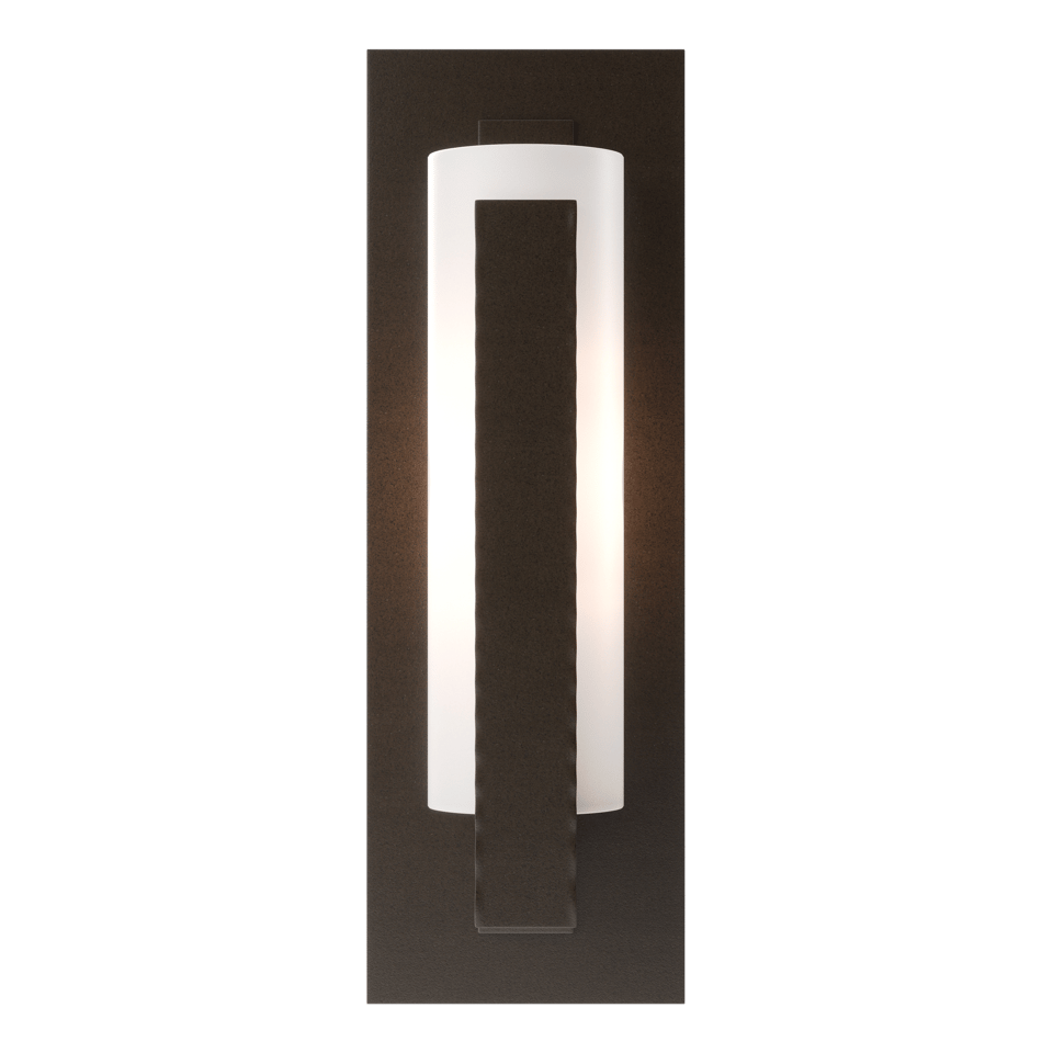 Forged Vertical Bar Sconce Steel Backplate - Oil Rubbed Bronze by Hubbardton Forge
