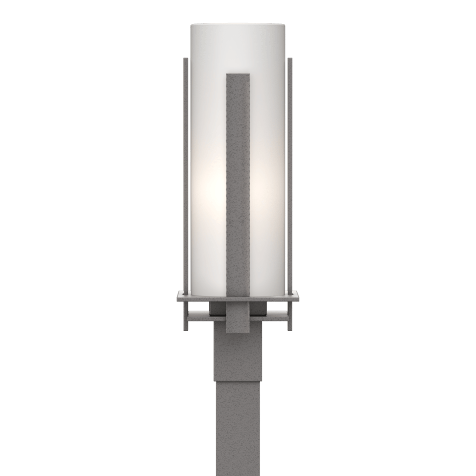 Forged Vertical Bars Outdoor Post Light - Coastal Burnished Steel by Hubbardton Forge