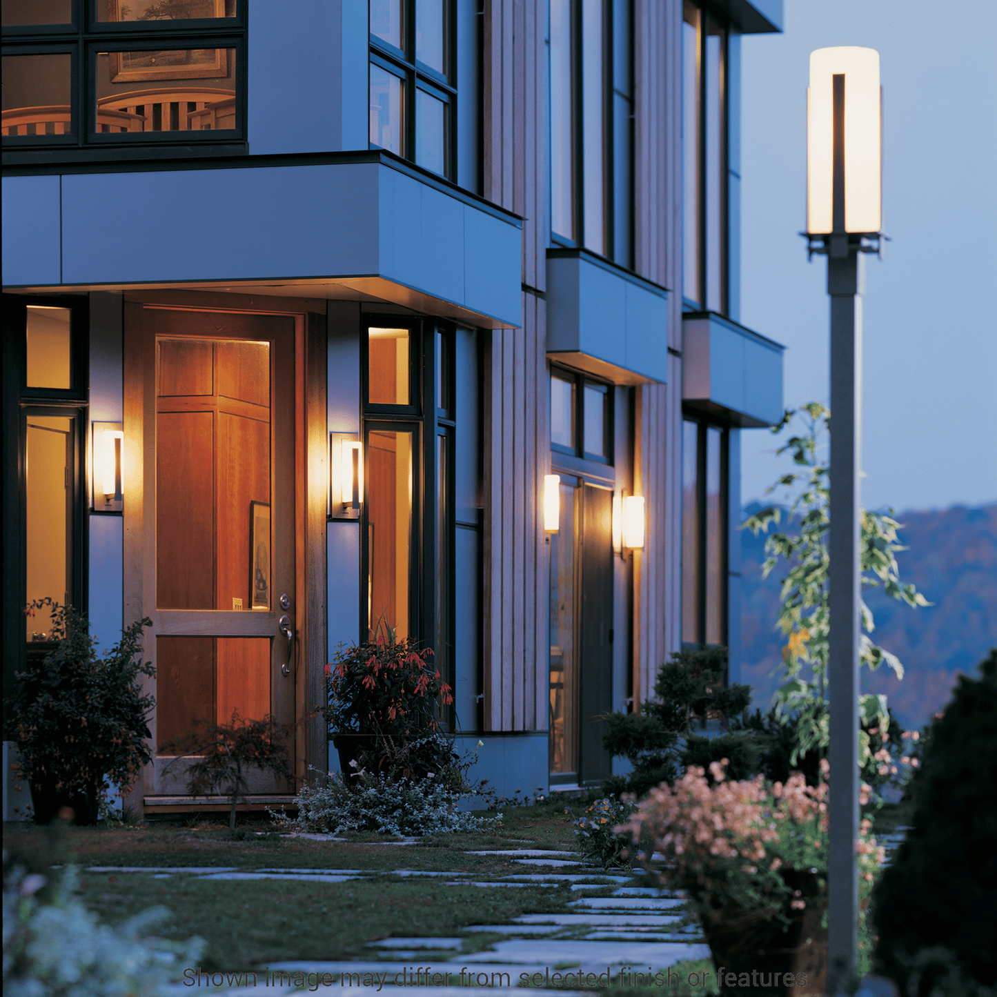 Forged Vertical Bars Outdoor Sconce - White by Hubbardton Forge
