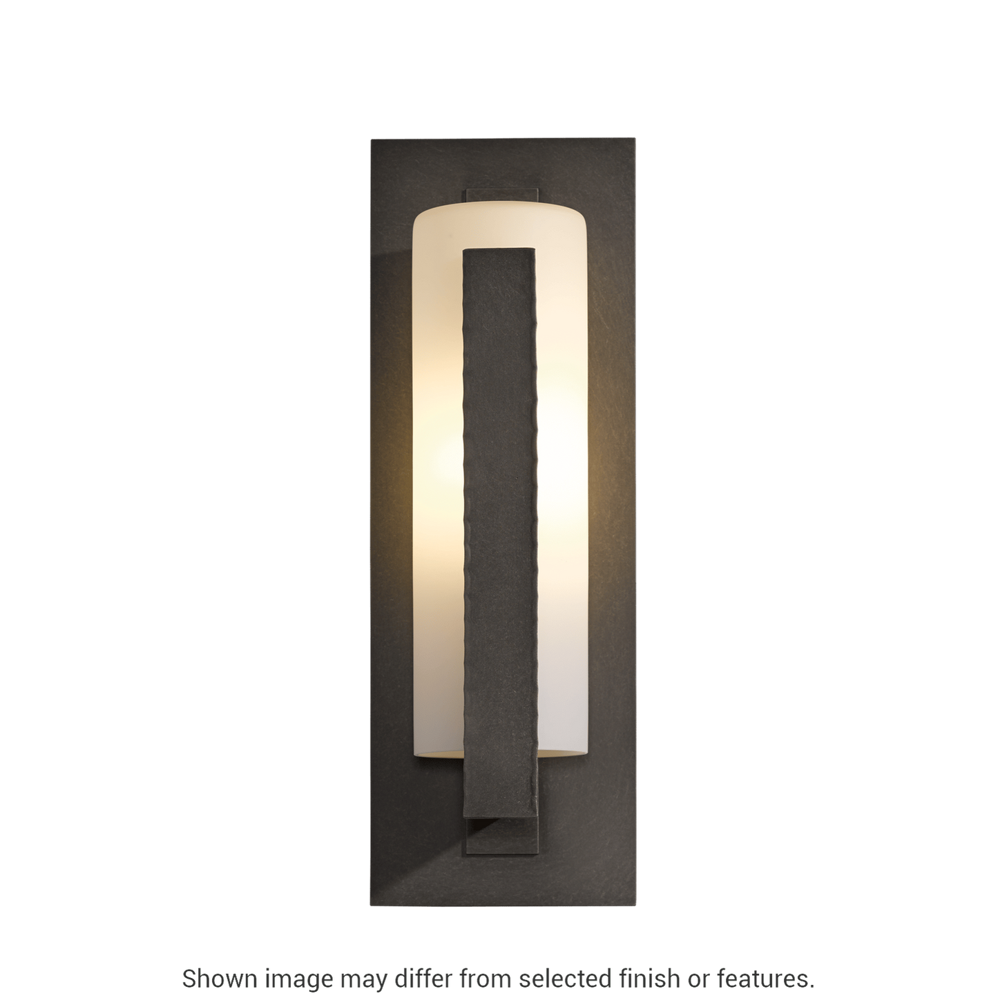 Forged Vertical Bars Outdoor Sconce - White by Hubbardton Forge
