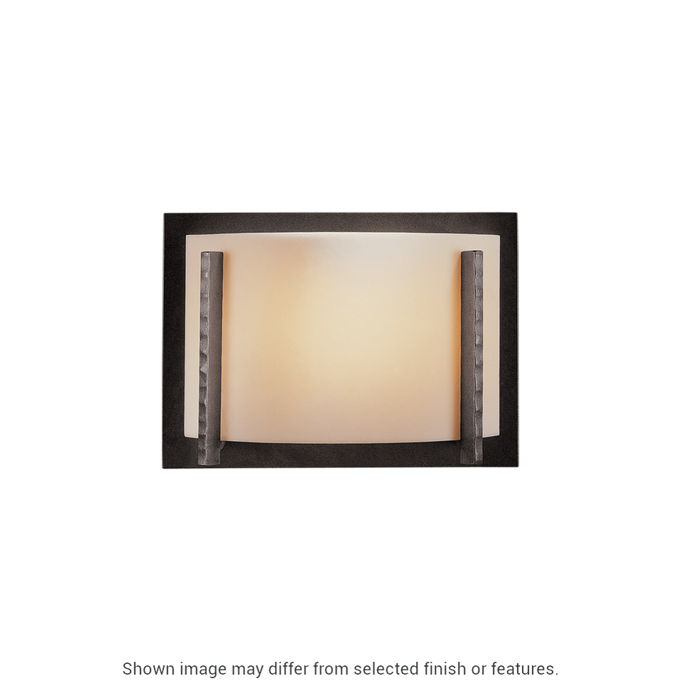 Forged Vertical Bars Sconce - White by Hubbardton Forge
