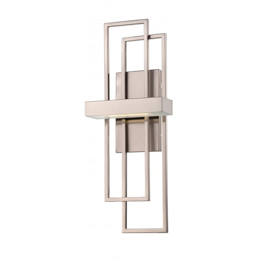 Frame - LED Wall Sconce - Brushed Nickel Finish - Satco 62-105