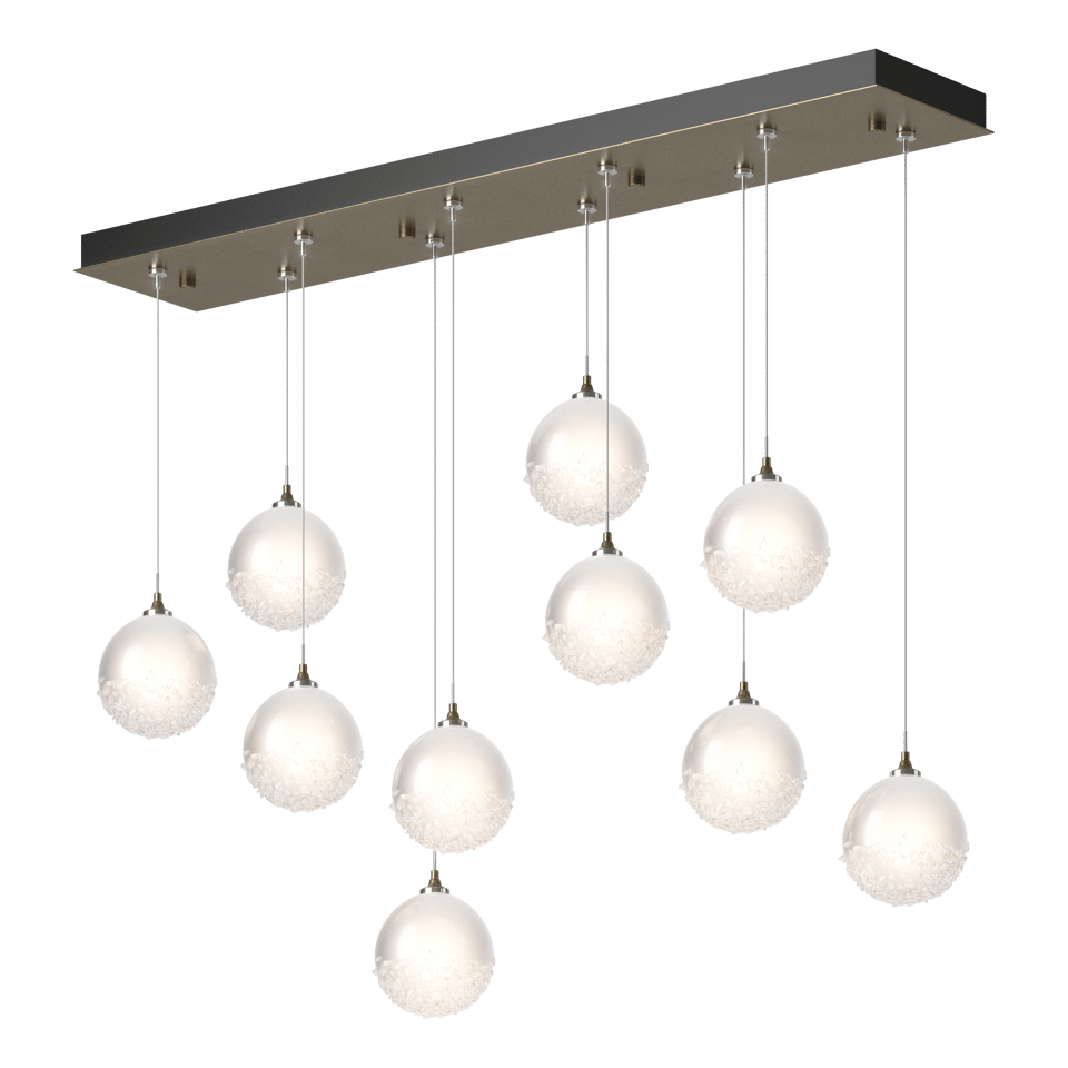 Fritz Globe 10-Light Pendant - Soft Gold by Hubbardton Forge