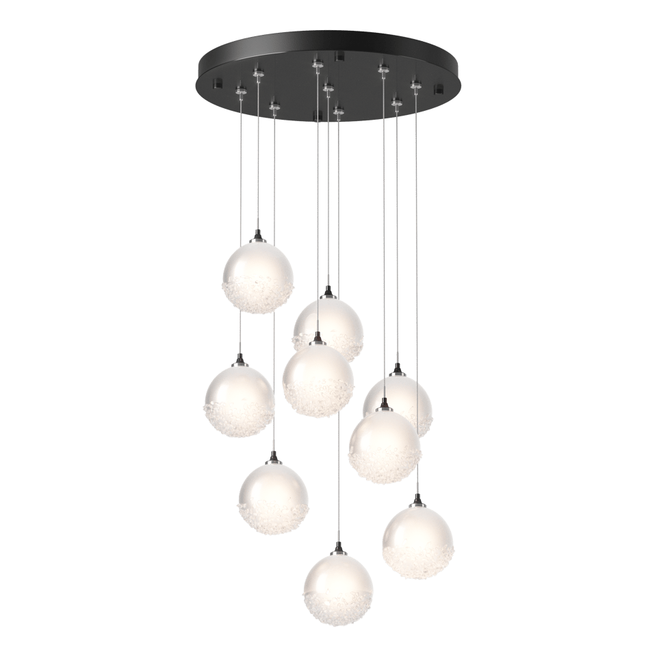 Fritz Globe 9-Light Pendant - Ink by Hubbardton Forge