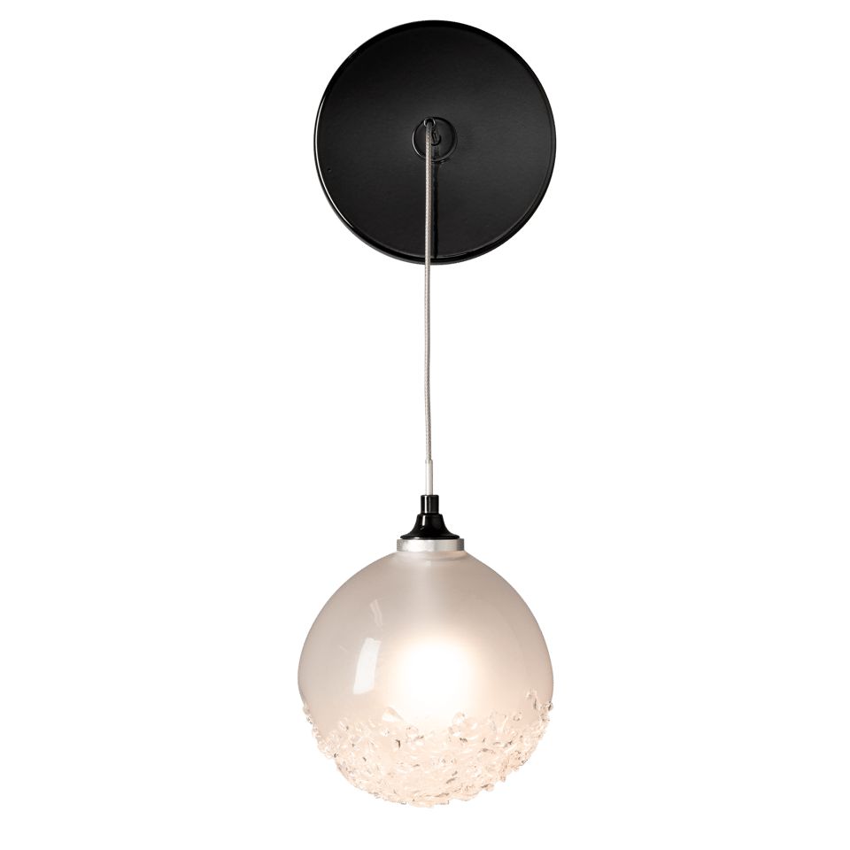 Fritz Globe Low Voltage Sconce - Ink by Hubbardton Forge
