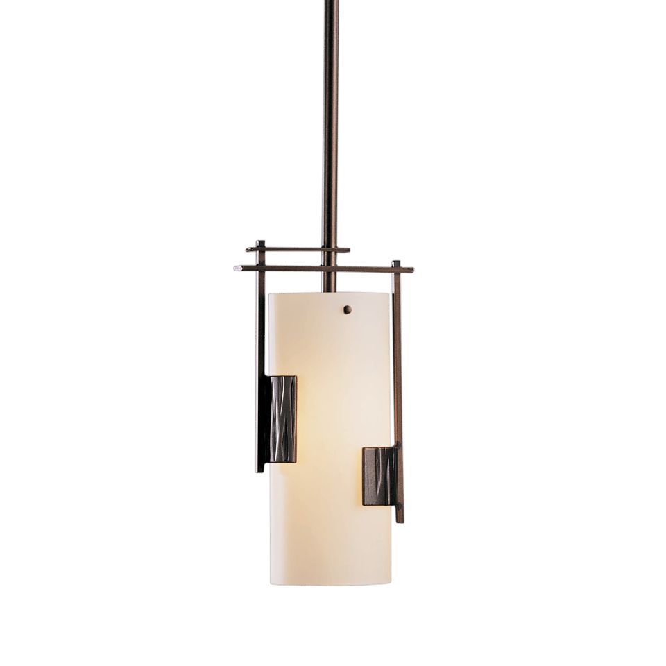 Fullered Impressions Mini Pendant - Bronze by Hubbardton Forge