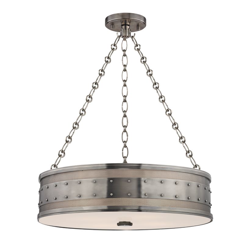 Gaines Chandelier - Historic Nickel by Hudson Valley Lighting