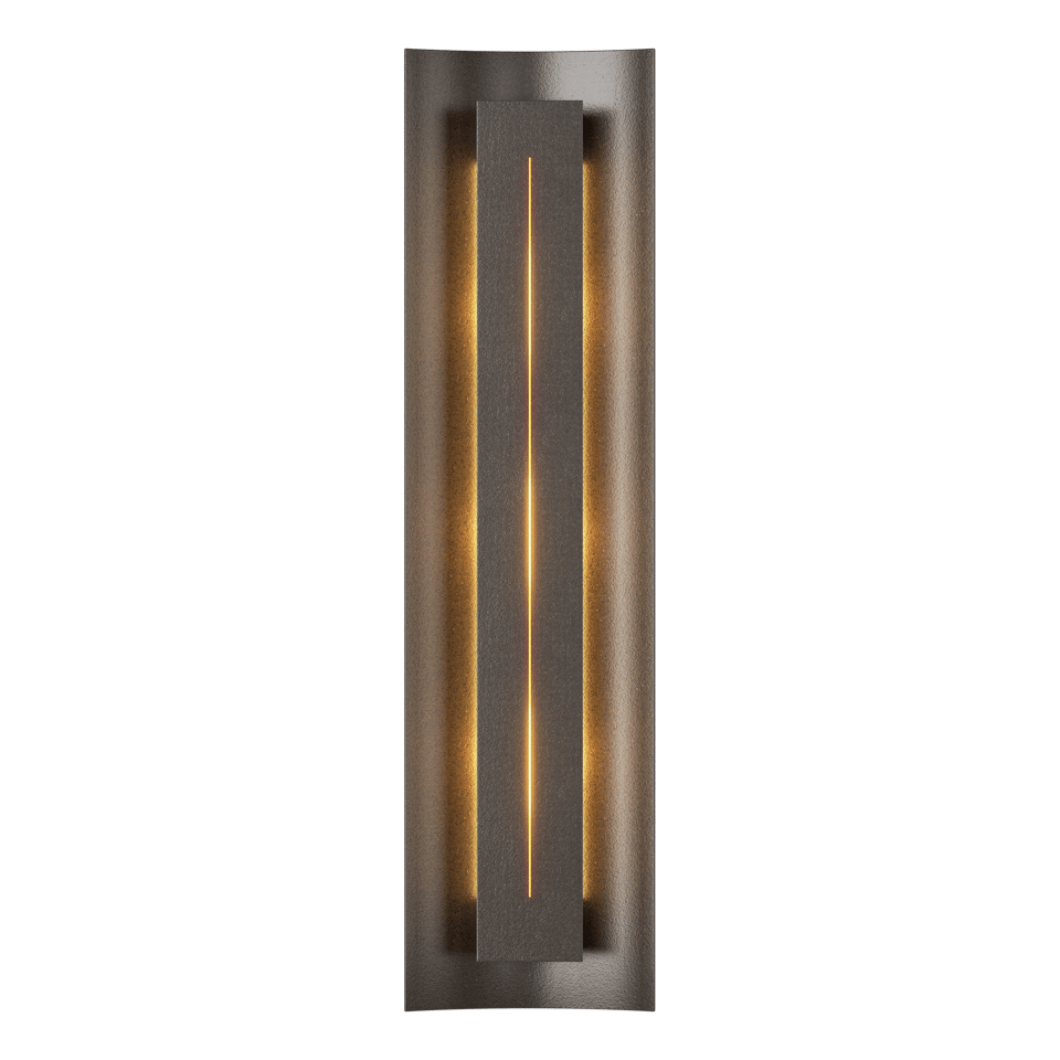 Gallery Sconce - Oil Rubbed Bronze - Ivory Art Glass by Hubbardton Forge