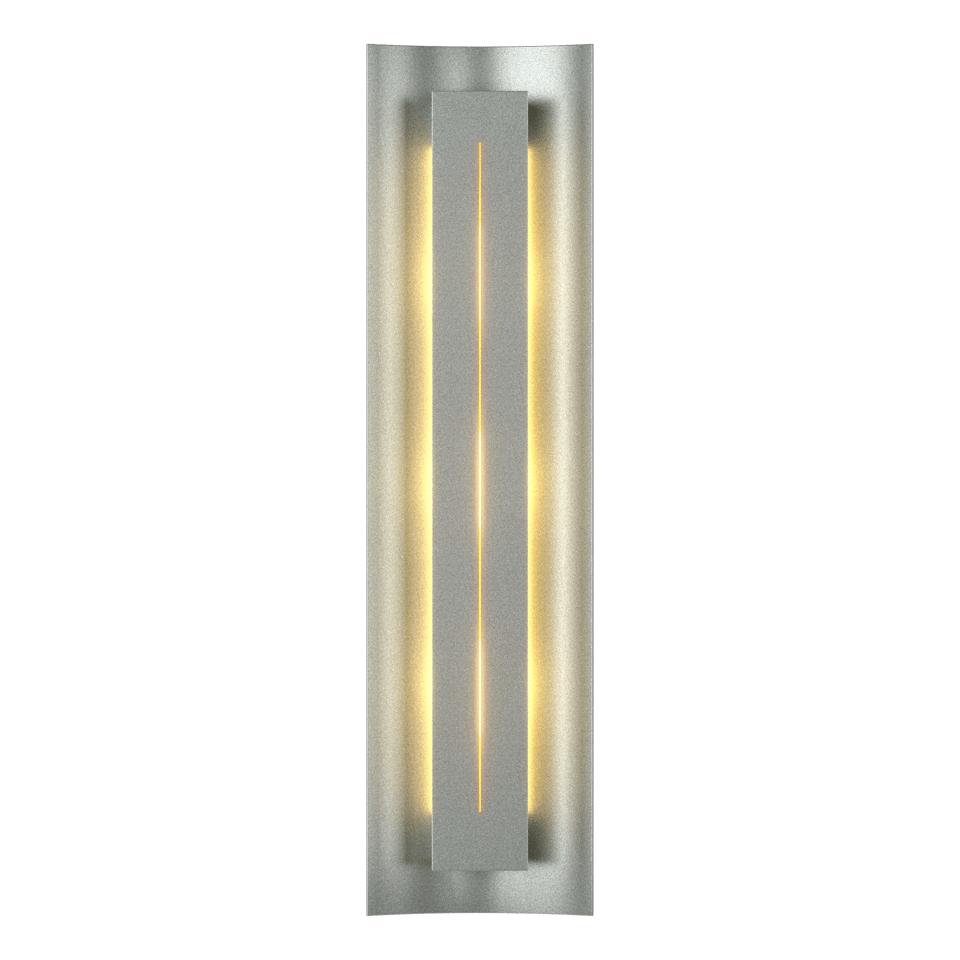 Gallery Sconce - Vintage Platinum - Ivory Art Glass by Hubbardton Forge