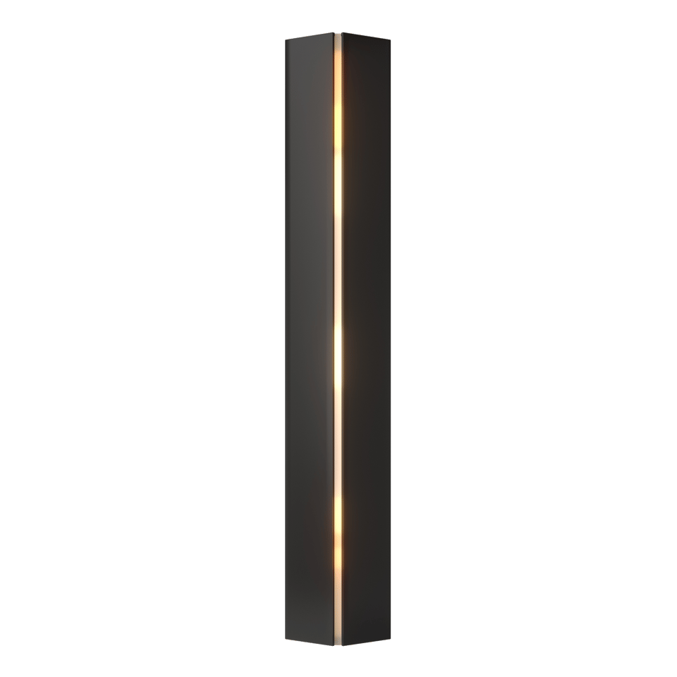 Gallery Small Sconce - Black - Ivory Art Glass by Hubbardton Forge