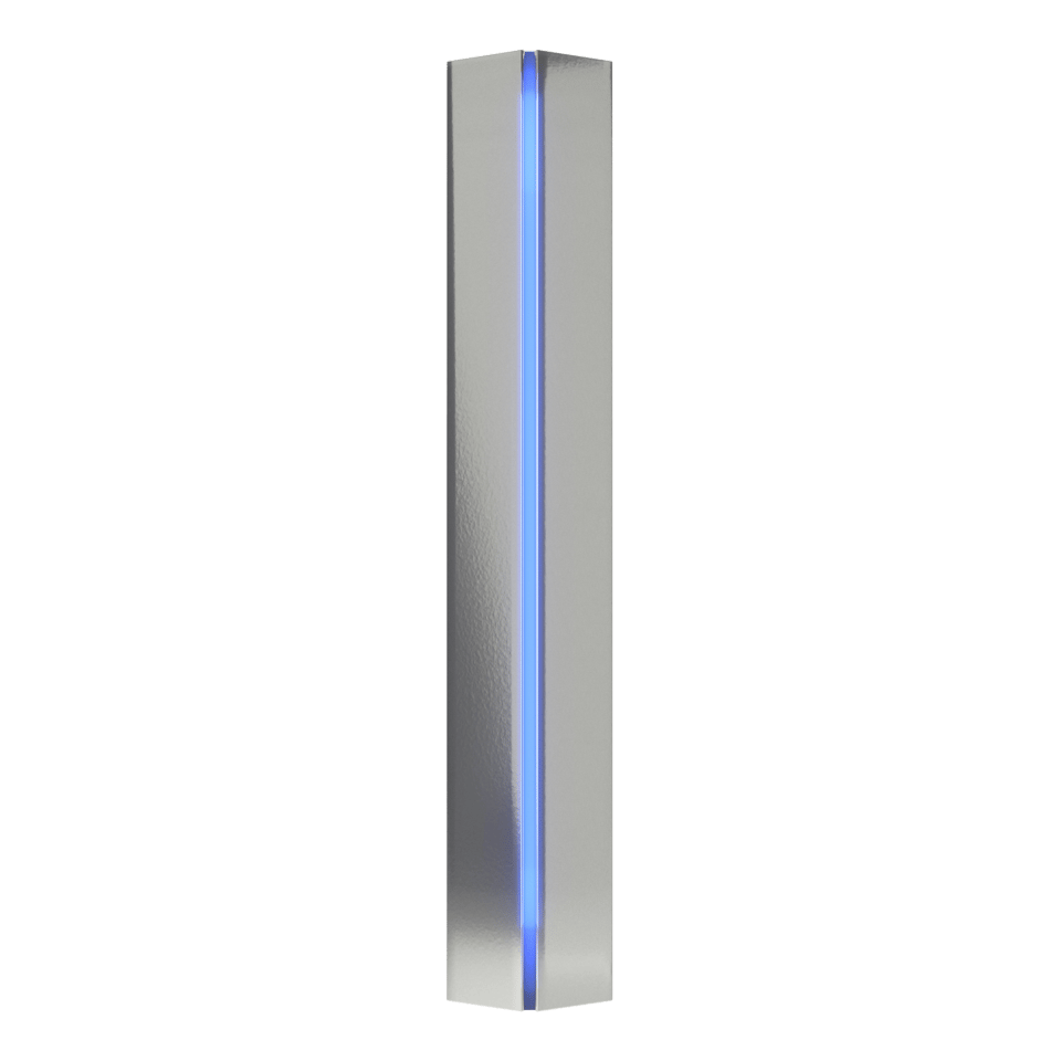 Gallery Small Sconce - Sterling - Blue Glass by Hubbardton Forge