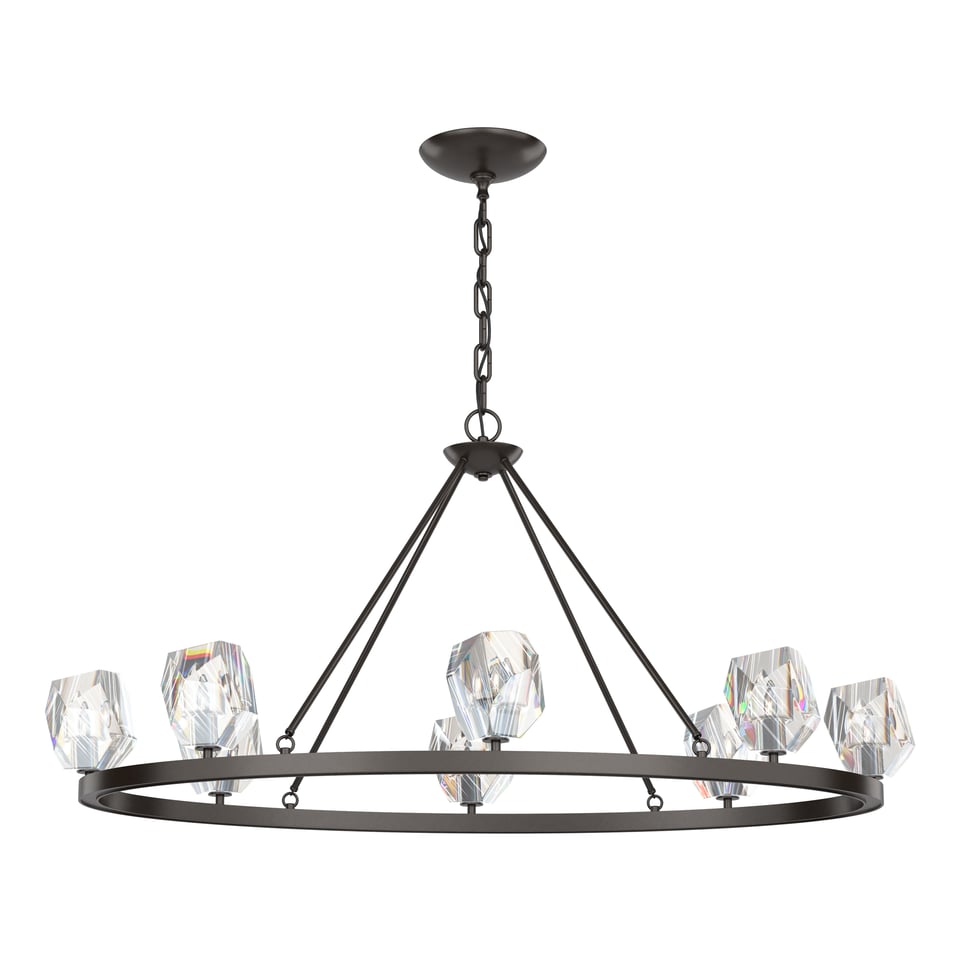 Gatsby 8-Light Chandelier - Oil Rubbed Bronze by Hubbardton Forge
