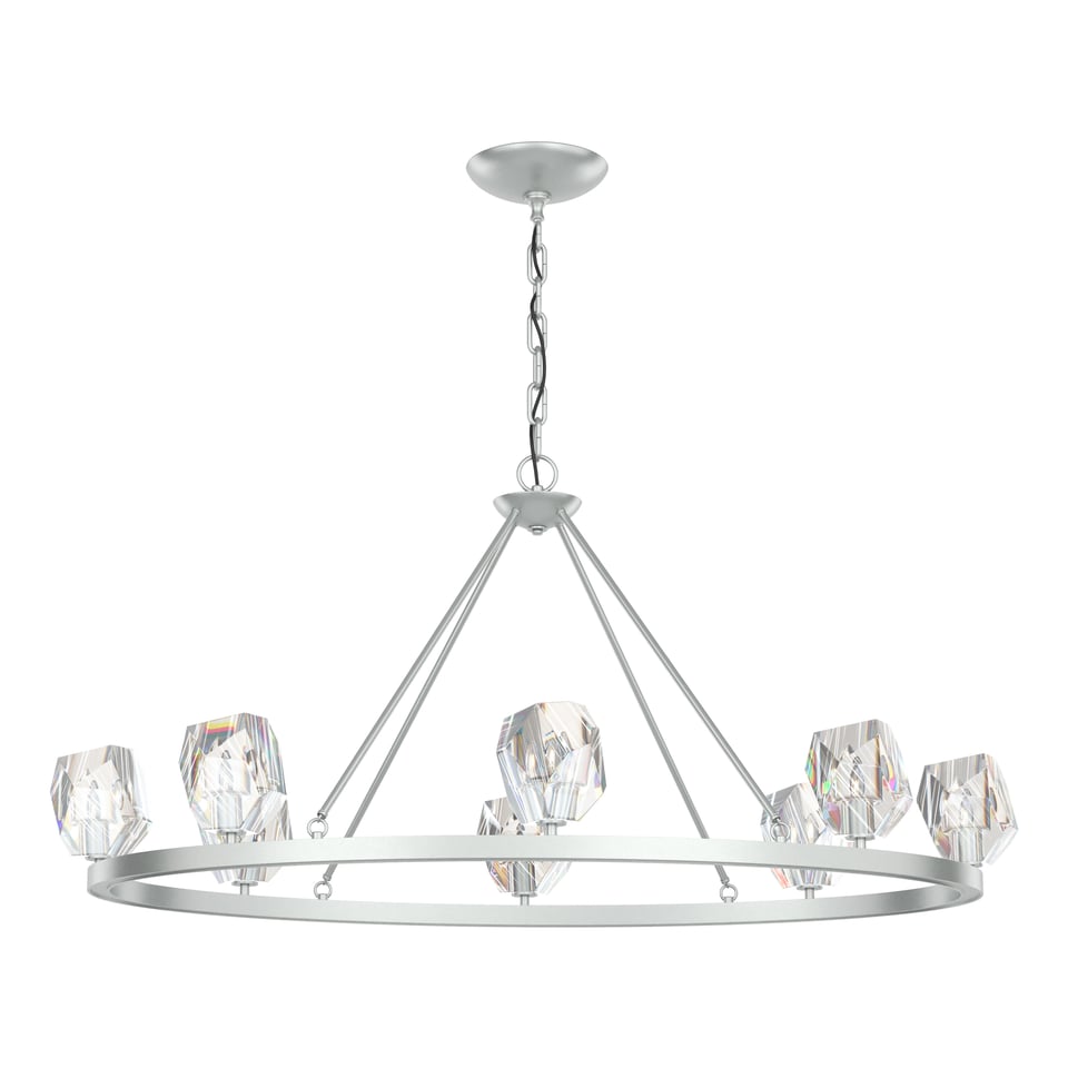 Gatsby 8-Light Chandelier - Vintage Platinum by Hubbardton Forge