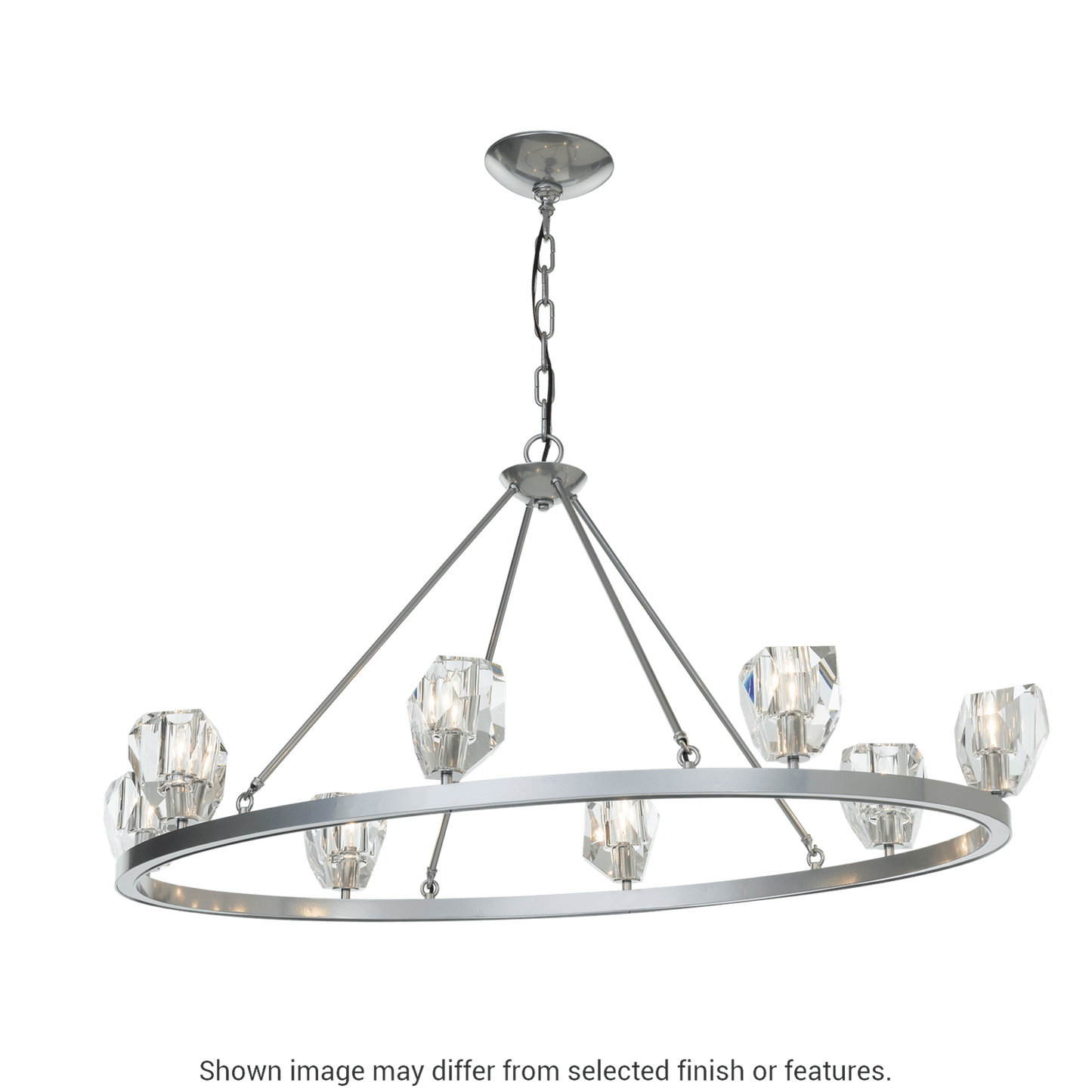 Gatsby 8-Light Chandelier - White by Hubbardton Forge